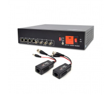 Активний 4-канальний приймач ATIS AL-1204 UHD відеосигналу та живлення по UTP
