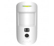 Бездротовий датчик руху Ajax MotionCam white з фотокамерою для підтвердження тривог