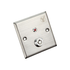 Кнопка выхода с ключом Yli Electronic YKS-850LM для системы контроля доступа Новояворовск