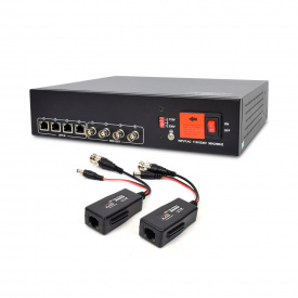 Активний 4-канальний приймач ATIS AL-1204 UHD відеосигналу та живлення по UTP