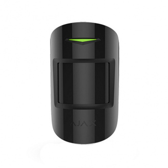 Бездротовий датчик руху Ajax MotionProtect Plus black EU з мікрохвильовим сенсором