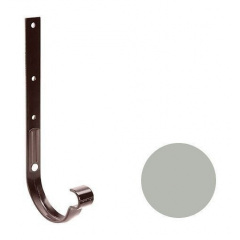 Кронштейн желоба металлический Galeco PVC 150/100 148х335 мм светло-серый Николаев