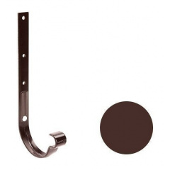 Кронштейн ринви металевий Galeco PVC 110/80 107х295 мм шоколадно-коричневий Ужгород