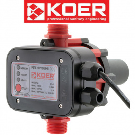 Контролер тиску KOER KS-1 електронний для поверхневих насосів 1,1 кВт 1" (з кабелем)