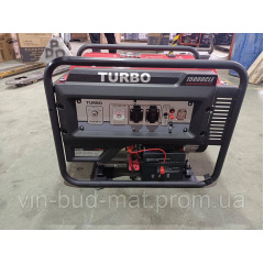Генератор TURBO 15000CLE бензиновий 1ф 6,0/6,5 кВт ручний/електричний старт AVR Винница