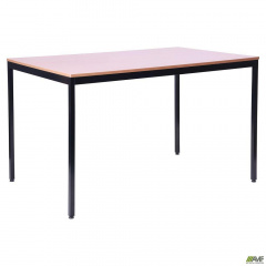 Офісний стіл Турин 1187х600х750H мм ніжки-чорний графіт прямокутна стільниця — дсп дуб-сонома Березне