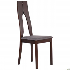 Деревянный стул обеденный AMF Портленд графит мягкое сидение Днепр