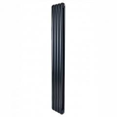 Вертикальный дизайнерский радиатор отопления ARTTIDESIGN Verona 4/1800 черный матовый Киев