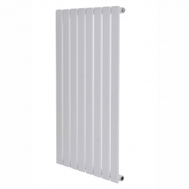Дизайнерский вертикальный радиатор отопления ARTTIDESIGN «Livorno 8/1200» Колір білий матовий.