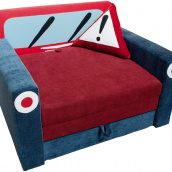 Малютка диван Ribeka Авто Красный (01M023)