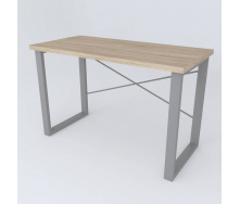 Письменный стол Ferrum-decor Драйв 750x1400x700 Серый металл ДСП Дуб Сонома 32 мм (DRA242)