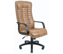 Офисное Кресло Руководителя Richman Атлант Титан Cream Пластик М1 Tilt Светло-коричневое