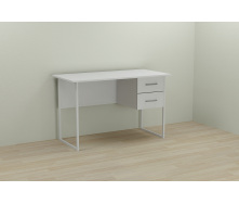 Комп'ютерний стіл Ferrum-decor Дакота 75x120x70 білий ДСП Біле 16мм