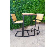 Комплект барный (стол и стулья) GoodsMetall в стиле Лофт 