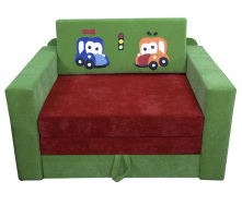 Малютка диван Ribeka Машинки Зеленый (07M033)