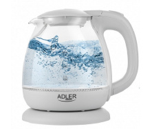 Чайник електричний 1 л скляний Adler AD 1283G Grey