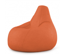 Кресло Мешок Груша Рогожка 150х100 Студия Комфорта размер Большой оранжевый