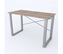 Письмовий стіл Ferrum-decor Драйв 750x1400x700 Сірий метал ДСП Дуб Сонома Трюфель 16 мм (DRA117)