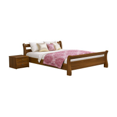 Ліжко дерев'яне Estella Діана 180х190 Світлий горіх Масив 2Л4 Ужгород