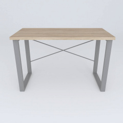Письмовий стіл Ferrum-decor Драйв 750x1000x700 Сірий метал ДСП Дуб Сонома 32 мм (DRA200) Дніпро