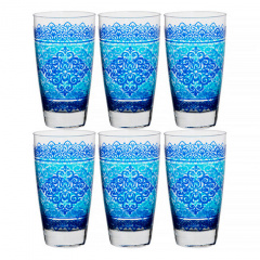 Набір склянок Ferixo Blue Cerve AL29545 Ізюм