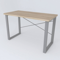 Письмовий стіл Ferrum-decor Драйв 750x1200x600 Сірий метал ДСП Дуб Сонома 32 мм (DRA158) Дніпро
