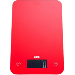 Весы кухонные цифровые ADE Slim красные KE 863 Буча