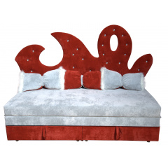 Кровать - диван Ribeka "Пламя" Красный (07K01) Киев