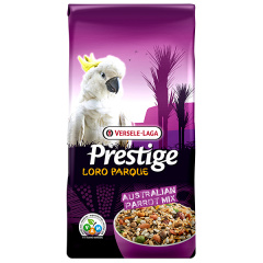 Полнорационный корм для какаду Versele-Laga Prestige Premium Loro Parque Australian Parrot Mix 15 кг (5410340222133) Чернігів