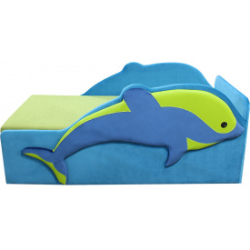 Детский диванчик Ribeka Дельфинчик Голубой (26M02)