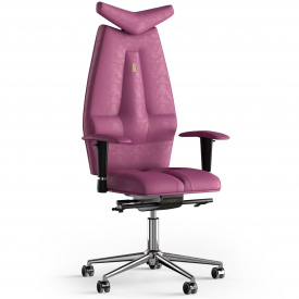 Кресло KULIK SYSTEM JET Антара с подголовником без строчки Розовый (3-901-BS-MC-0312)