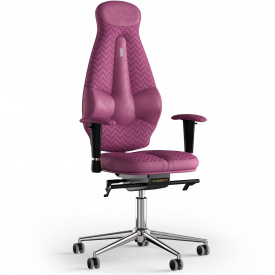 Кресло KULIK SYSTEM GALAXY Антара с подголовником со строчкой Розовый (11-901-WS-MC-0312)