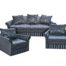 Комплект Ribeka "Стелла 2" диван та 2 крісла Синій (02C01)