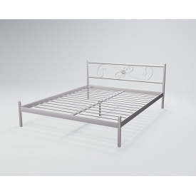 Ліжко Tenero Хризантема1 1800х2000 Біле срібло