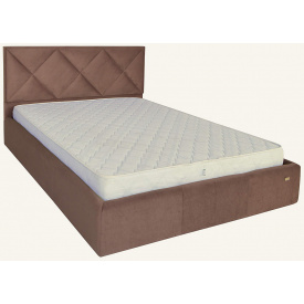 Кровать двуспальная Richman Лидс Vip 160 х 200 см С дополнительной металлической цельносварной рамой Коричневая
