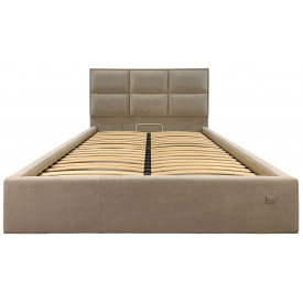 Кровать двуспальная Richman Шеффилд 2 Vip 160 х 190 см С дополнительной металлической цельносварной рамой Серая