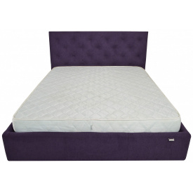 Ліжко Richman Брістоль VIP 140 х 200 см Missoni 022 З додатковою металевою цільнозварною рамою Бузкова