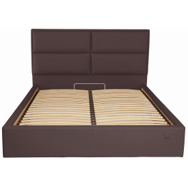 Кровать Richman Шеффилд VIP 120 х 190 см Флай 2231 С дополнительной металлической цельносварной рамой Темно-коричневая
