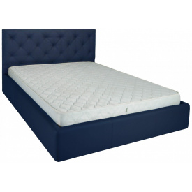 Кровать Richman Бристоль VIP 120 х 190 см Флай 2227 С дополнительной металлической цельносварной рамой Синяя