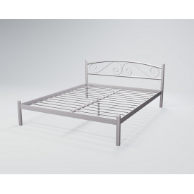 Ліжко Віола Tenero біле срібло 1400х1900