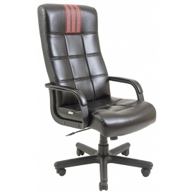 Офисное Кресло Руководителя Richman Вирджиния Титан Black (Без Принта) Пластик Рич М2 AnyFix Черное