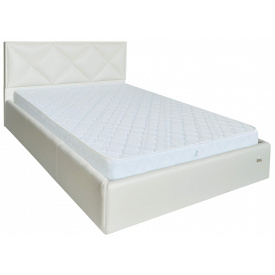 Кровать Двуспальная Richman Лидс VIP 160 х 200 см Boom 01 С дополнительной металлической цельносварной рамой Белая
