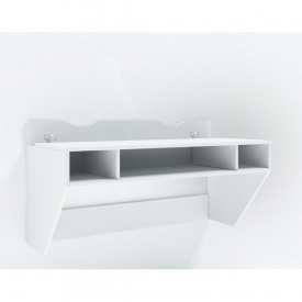Навесной компьютерный стол Comfy Home AirTable-II WT Mini Белый