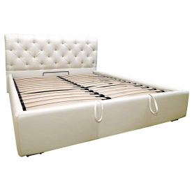 Кровать Двуспальная Richman Лондон VIP 160 х 200 см Boom 01 С дополнительной металлической цельносварной рамой Белая
