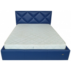 Кровать Двуспальная Richman Лидс VIP 160 х 190 см Boom 21 С дополнительной металлической цельносварной рамой Синяя