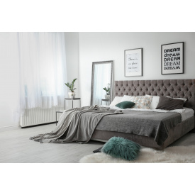 Ліжко двоспальне Richman Кембридж Comfort 160 х 190 см Cacharel З підйомним механізмом та нішою для білизни Коричневе