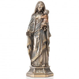 Фигурка интерьерная 27 см Дева Мария с младенцем Veronese AL118049