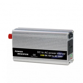 Преобразователь напряжения инвертор UKC AC/DC 12V-220V 1500W Power Inverter Silver