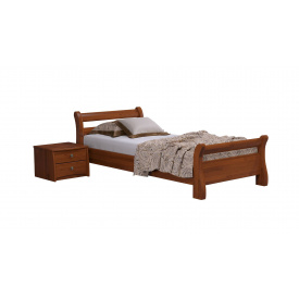 Ліжко дерев'яне Estella Діана 90х200 Вільха Щит Л4