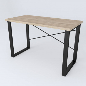 Письмовий стіл Ferrum-decor Драйв 750x1000x700 Чорний метал ДСП Дуб Сонома 32 мм (DRA193)